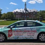 AA Indiana Driving School car wrap